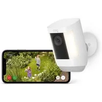 Ring Überwachungskamera Ring Spotlight Cam Pro Battery weiß