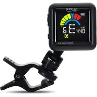 Rocktile Stimmgerät 5-4C AKKU Clip Tuner, (inkl. USB-Ladekabel, 2-tlg), mit integriertem Akku - geeignet für Gitarre, Bass, Ukulele & Violine