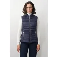 Barbara Lebek Steppweste moderne Steppweste oder Gilet für Damen in Dunkelblau