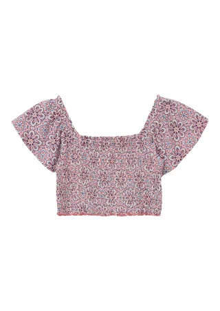 s.Oliver - T-Shirt pink/mehrfarbig - Gr. - 164