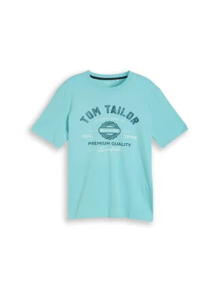Tom Tailor - T-Shirt mit Logo-Print - Gr. - L