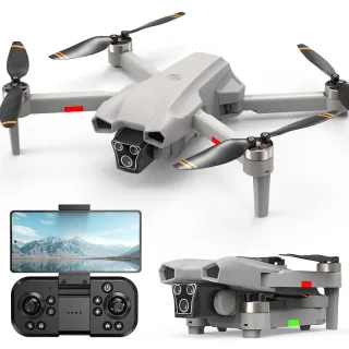 LYZRC L107 PRO WiFi FPV with Electric Adjustment HD Dual Camera Optical Flow Positioning Brushless Foldable RC Drone Qua