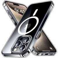 Widmann-Shop Handyhülle MagSafe Hülle für Apple iPhone 16 15 14 13 12 11 Pro Plus Pro Max Case, Vergilbungsfrei, für iPhone 16 15 14 13 12 11