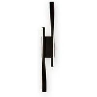 Riserva Kronleuchter LED Wandleuchte Innen 16W Schwarz Warmweiß 42 cm, LED wechselbar