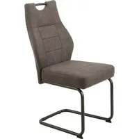 HELA Esszimmerstuhl Linda S Schwingstuhl (Set, 1 St), mit Taschenfederkern Sitz, mit 140KG belastbar, Freischwinger