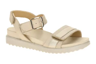 Legero 2-000453-4100 MOVE Damen Sandale beige tasso Keilabsatz flexibel