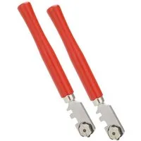 BAYLI Multitool 2er Set Diamant-Glasschneider mit dem praktischen Rädchen zum Schneide