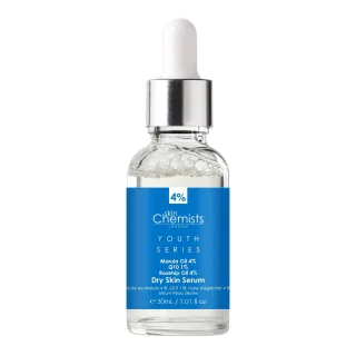 skinChemists Youth Series Serum für trockene Haut Marulaöl 4%, Q10 1%, Hagebuttenöl 4% 30ml