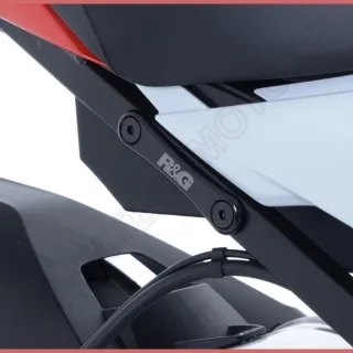 R&amp;G Fußrasten Abdeckung hinten BMW S 1000 RR / HP4 Bj.2009-2018 Sozius Rastenabdeckung