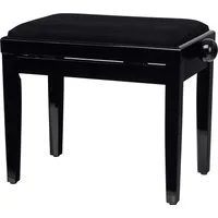 Classic Cantabile Klavierbank DP Pianobank - Höhenverstellbar von 47 bis 56 cm (Hochwertiger Sitzkomfort, 1-St., Sitzfläche 55 x 32 cm), Leichtgängige Spindelmechanik