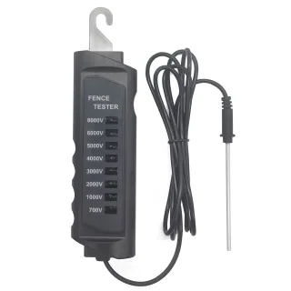 FT-891 Fence Ranch Voltage Tester 700V-8000V Ranch Farm Fence Pressure Gauge Detector Portable Fencing Energizer Voltage