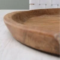 wohnfreuden Dekoschüssel Holztablett geschliffen in verschiedenen Größen, 33964