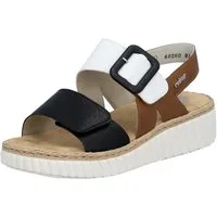 Rieker Plateausandale Sommerschuh, Sandalette, Keilabsatz, in bequemer Form