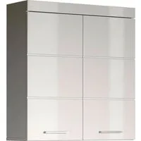 welltime Hängeschrank Avena Badschrank breit mit verstellbaren Böden - Maße (B/T/H) 73/23/77 cm