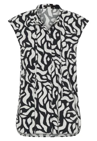 Marc Aurel - Bluse mit Print white varied - Gr. - 34