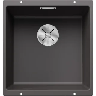 Blanco Subline 400-u Spüle 523423 43x46cm, PuraDur felsgrau, für Unterbau