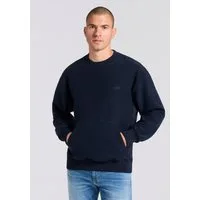 BOSS ORANGE Sweatshirt Rundhalsausschnitt, Regular Fit, Kängurutasche