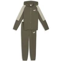PUMA Jogginganzug Essentials Block Trainingsanzug mit Kapuze Jungen
