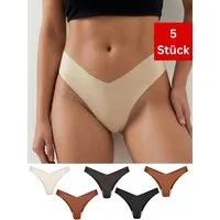 Elegant Love Slip Bequeme Dessous String Tanga, Sexy Unterwäsche, Panty, Brasilslips (Set, 5-St., 5er-Pack) Höschen Lingerie für Damen,Unterhosen, slips, Thongs