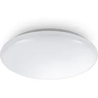 B.K.Licht Deckenleuchte moderne LED Bad-Deckenlampe Ø28cm weiß - BKL1181, LED fest integriert, 4000K Neutralweißes Licht, Badlampe inkl Leuchtmittel 12 Watt 1200 Lumen Küche Flur Keller