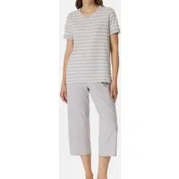 Schiesser Pyjama Casual Essentials (Set, 2 tlg) Schlafanzug - Baumwolle - Atmungsaktiv