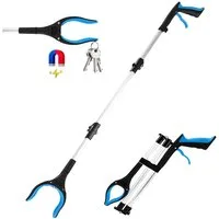 SinLaw Greifzange Faltbare Greifer für Senioren 109cm lang Allzweckgreifer 360°Drehbarer, 1-tlg., Leicht und langlebig, Müllklammer, Aluminiumlegierung