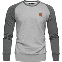 Amaci&Sons Sweatshirt MILWAUKEE Sweatshirt mit Rundhalsausschnitt