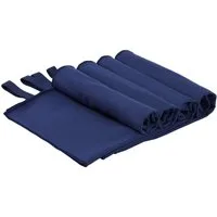 OTTO home Handtücher Leoa, diverse Größen, Sporthandtuch, Reisehandtuch, Strandtuch, Microfaser (4-St), sehr leicht, kompakt, schnelltrocknend, Mikrofaser mit Kontrastnaht