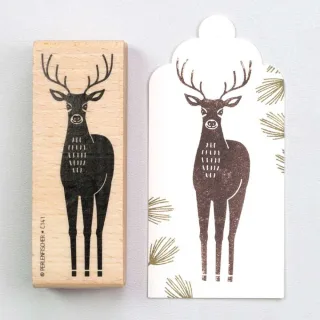 Perlenfischer Stempel Tiere: HIRSCH 2