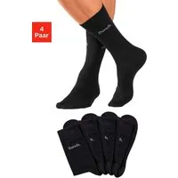 Bench. Basicsocken (Packung, 4-Paar) in angenehm weicher Markenqualität