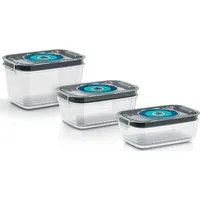 BOSCH Vakuumbehälter MSZV0FC3, Kunststoff, (Set, 3-tlg)