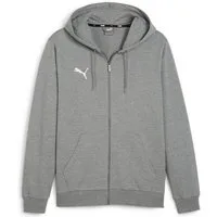 PUMA Kapuzensweatjacke TEAMGOAL CASUALS HOODED JACKET mit Kapuze, für Fußball und Freizeit, mit Reißverschluss