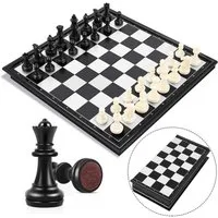 TUWENA Spiel Schachspiel Magnetisch Klappbar Schachbrett Schach