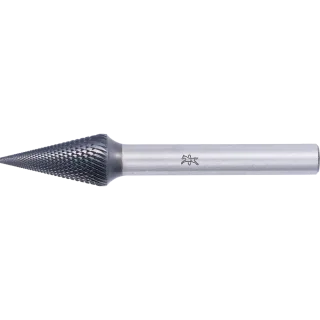 PFERD TOOLS Hartmetall Hochleistungsfrässtift MICRO Spitzkegel SKM Ø 10x20mm Schaft-Ø 6mm HICOAT beschichtet für die Feinbearbeitung - 21115177