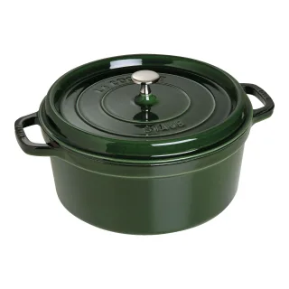 Staub La Cocotte Cocotte 28 cm, rund, Basilikum-Grün, Gusseisen