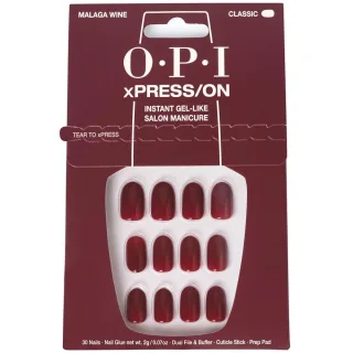Opi Xpress/on Künstliche Nägel Iconic Shades #malaga Wine 30 Stck