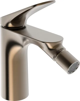 Hansa Einhandmischer Bidet-Batterie HANSAGENESIS 3743, Ausladung 127 mm Bronze gebürstet, 3743226381 3743226381
