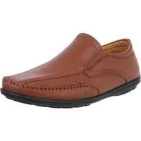 Coolwalk Eleganter Slip-On Herrenschuh für Komfort und Stil Slipper (90112419) Flach Slipper in Camel