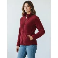 Blue Wave Fleecejacke Nele Damen Sherpafleecejacke Nele mit Stehkragen und Reißverschluss