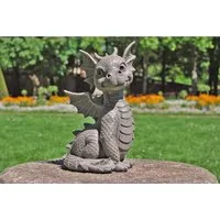 MystiCalls Gartenfigur Gartendrache - Modell süßer Fratz