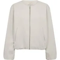FREEQUENT Blouson FQNANNI-JACKET ohne Kragen, mit Reißverschluss