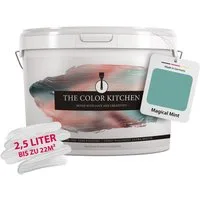 A.S. Création Wand- und Deckenfarbe Seidenmatt Innenfarbe THE COLOR KITCHEN, für Wohnzimmer Schlafzimmer Flur Küche, versch. Grüntöne