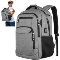 OKWISH Laptoprucksack Laptop Rucksäcke Schulrucksack Wasserbeständig Laptoptasche (Uni Tasche Businessrucksack Sportrucksack, Anti-Diebstahl, Backpack mit Laptopfach, mit USB-Anschluss), Herren Damen Jungen Teenager Arbeit Business Freizeit Reisen