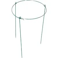 Grüner Jan Rankhilfe Metall-Pflanzenstütze 60x35cm Blumenstütze Staudenhalter Rosenstütze