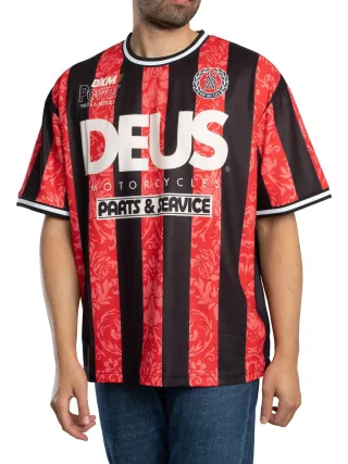 Deus Ex Machina Nouveau Moto Oversized T-Shirt, Rot