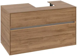 Villeroy & Boch Waschtischunterschrank Collaro C096B0 1000x548x500mm mit Beleuchtung Kansas Oak C096B0RH