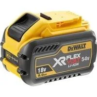 XR FLEXVOLT Akku DCB547, 54Volt gelb/schwarz, 54Volt 3Ah oder 18Volt 9Ah