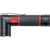 Multi-Taschenlampe schwarz/rot, mit LED-Licht, Laser und UV-Licht