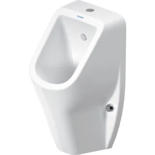 Duravit No. 1 Urinal 2818300000 30,5x29cm, Zulauf von oben, Rimless, weiß, ohne Fliege