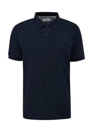 s.Oliver Red Label - Poloshirt aus Baumwolle blau - Gr. - XL